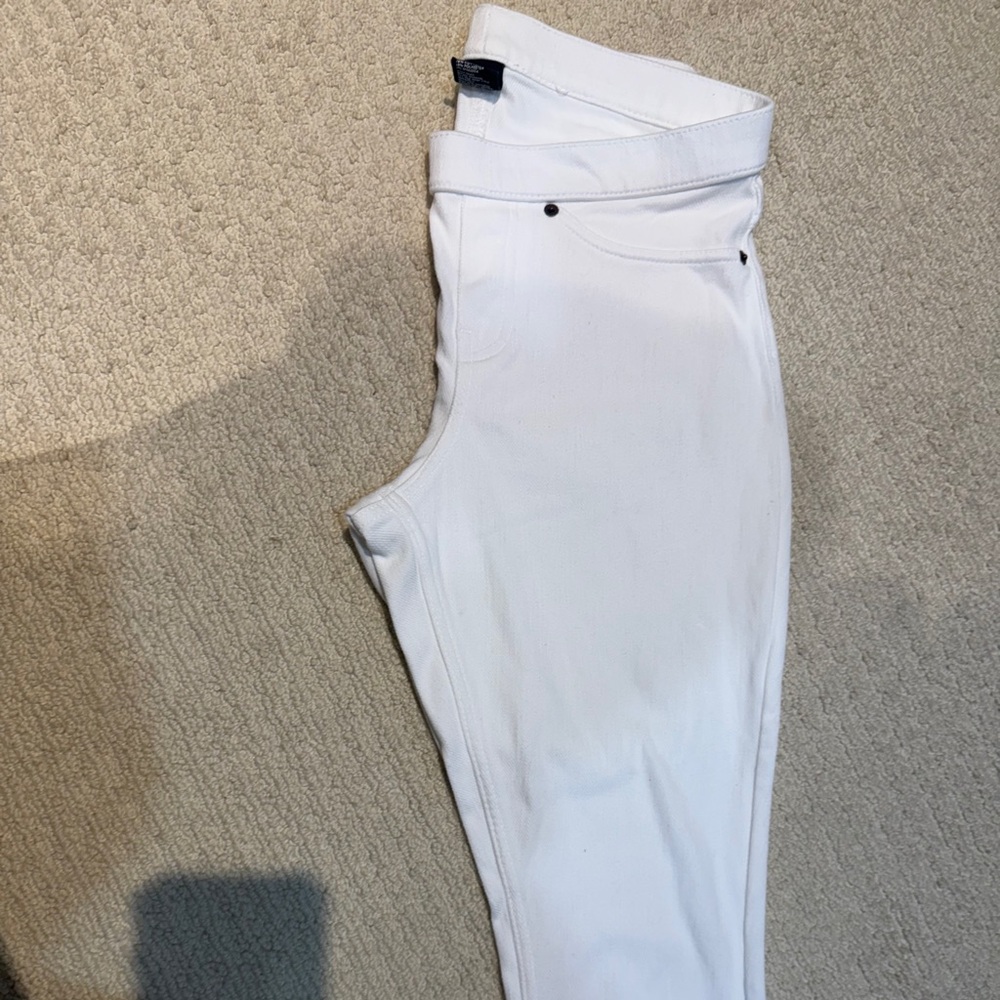 Hue White Jean leggings size small